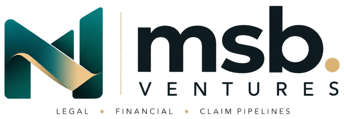MSB Ventures - Legal, Financial, Claim Pipelines